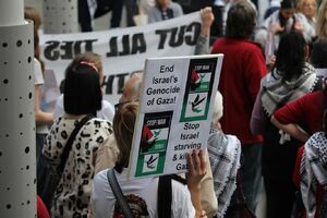 عکس/ تظاهرات بلژیکی‌ها در حمایت از فلسطین و غزه