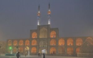عکس / طوفان شدید گرد و خاک در یزد