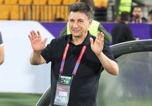 امیر قلعه نویی با کراوات؛ تیپ خاص سرمربی تیم ملی در جشن تولد ستاره پرسپولیس! + عکس