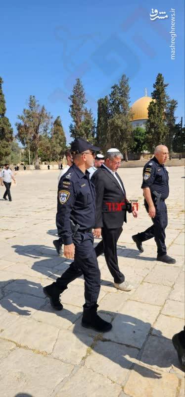 هتک حرمت مسجدالاقصی توسط وزیر صهیونیست