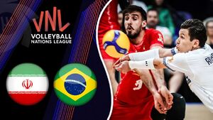 فیلم / خلاصه بازی والیبال ایران 0 - برزیل 3
