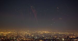 فعالیت پدافند شبانه در تهران