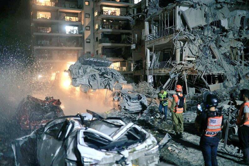 بلایی که موشکهای ایرانی بر سر تلآویو آوردند +فیلم و عکس