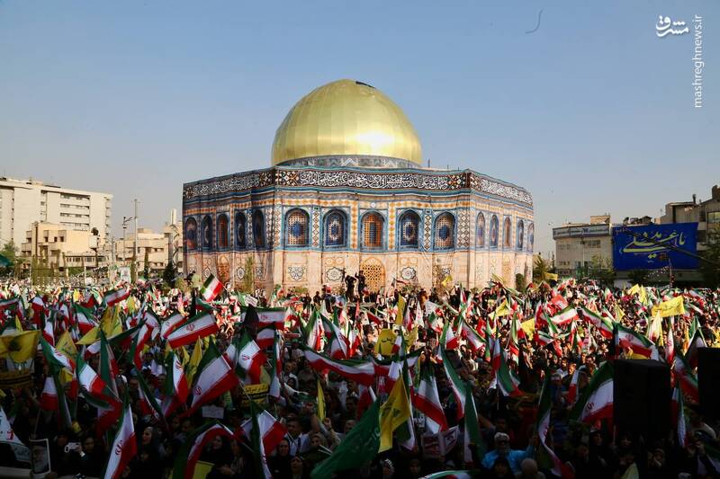 راهپیمایی میلیونی مردم در روز عید غدیر/ صهیونیستها در پناهگاه، ایرانیها در خیابان +عکس و فیلم