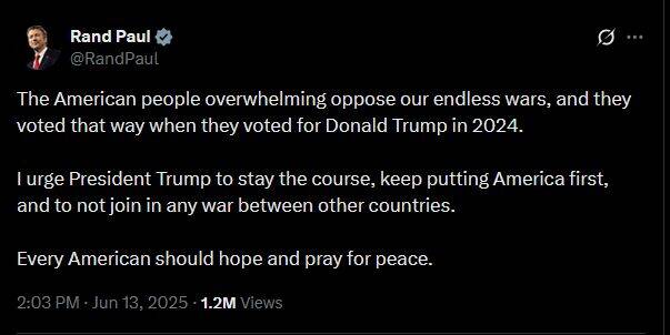 موضع نمایندگان کنگره آمریکا علیه جنگافروزی نتانیاهو و همراهی ترامپ/ اعتراض سیاستمداران آمریکایی: نباید دنبالهرو جنگطلبی نتانیاهو باشیم! +عکس