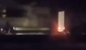 فیلم/ تعقیب و گریز یک وانت مشکوک در اتوبان باقری