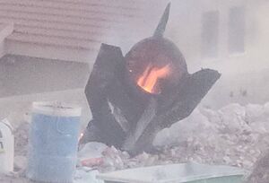 عکس/ بوستر خیبرشکن در صفد در شمال اسرائیل