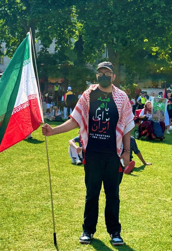 ۱۵۰ هزار هلندی برای ایران به خیابان آمدند +عکس و فیلم