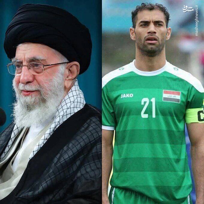 فوتبالیست عراقی: در جنگ حق و باطل مجالی برای بی طرفی نیست