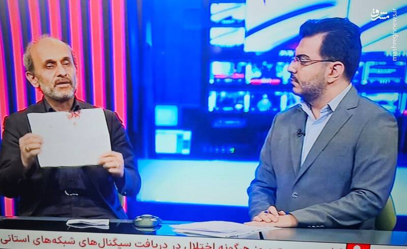فیلم / کاغذ خونین خبرنگاران صداوسیما در دستهای جبلی
