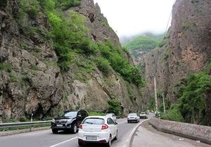 جاده چالوس از ساعت 14 امروز دوطرفه می‌شود