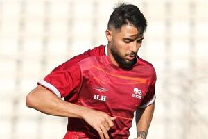 استوری لژیونر حاضر در تیم نفتچی باکو در واکنش به اسرائیل