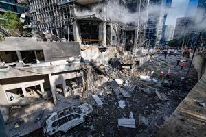 عکس/ ویرانه‌های تل آویو