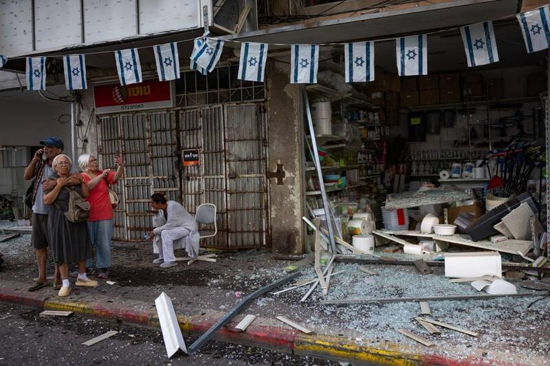 عکس/ ویرانه‌های تل آویو