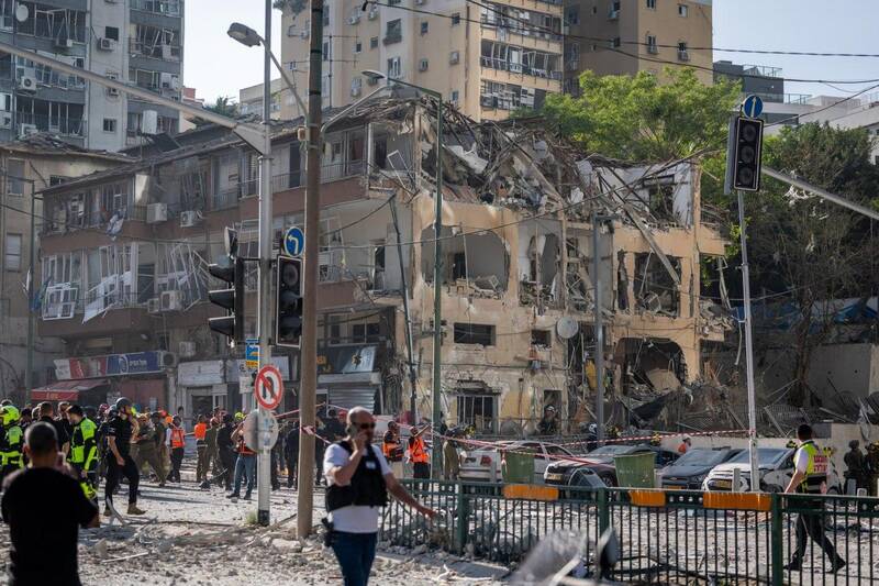 عکس/ ویرانه‌های تل آویو