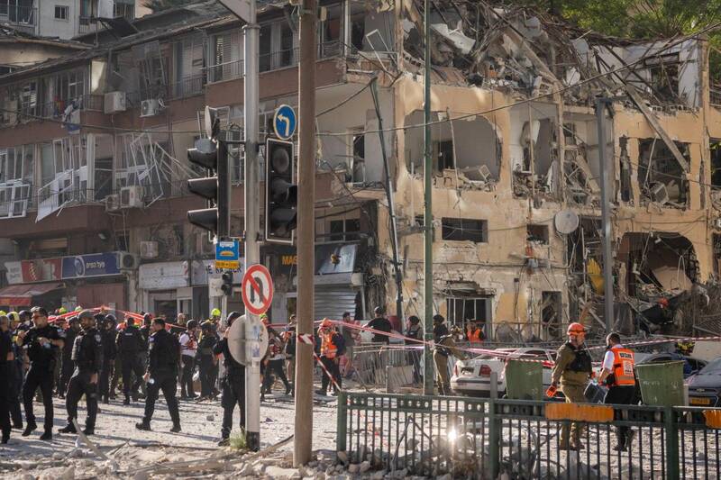 عکس/ ویرانه‌های تل آویو