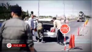 برپایی ایست و بازرسی امنیتی در ورودی‌های شهر قم + فیلم