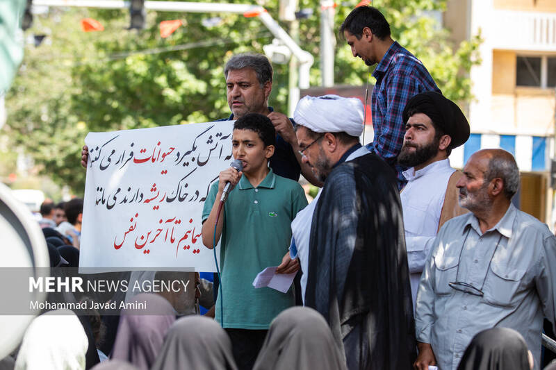 عکس / راهپیمایی «جمعه خشم و نصر» در قزوین 2