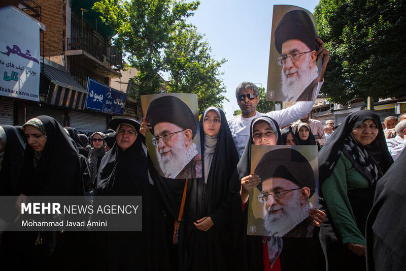 عکس / راهپیمایی «جمعه خشم و نصر» در قزوین 16