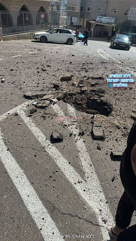 عکس/ اصابت موشک اسرائیلی به بیمارستان خودی!