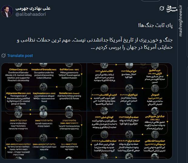 پای ثابت جنگها!