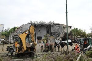 تصویر منتسب به مرکز تحقیقات بیولوژیک صهیونیستی در منطقه نس‌تسیونا که هدف حمله موشکی ایران قرار گرفت