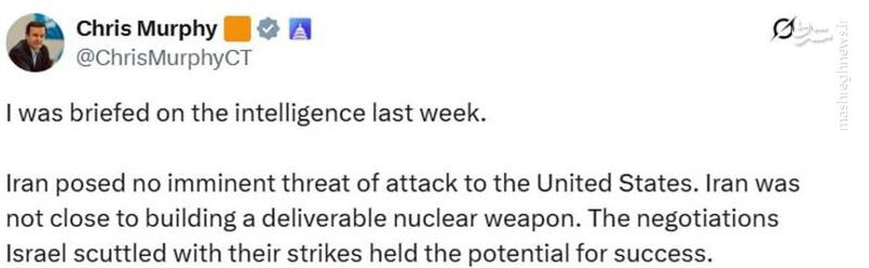 سناتور آمریکایی: ترامپ درباره برنامه هستهای ایران دروغ میگوید