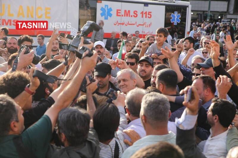 تجمع مردم تهران در محکومیت تجاوز به تاسیسات هستهای 3
