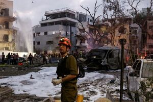 تصاویر جدید از وضعیت سرزمین‌های اشغالی پس از حملات موشکی ایران