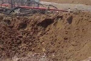 عکس/ محل اصابت موشک ایرانی در نیروگاه برق اشدود
