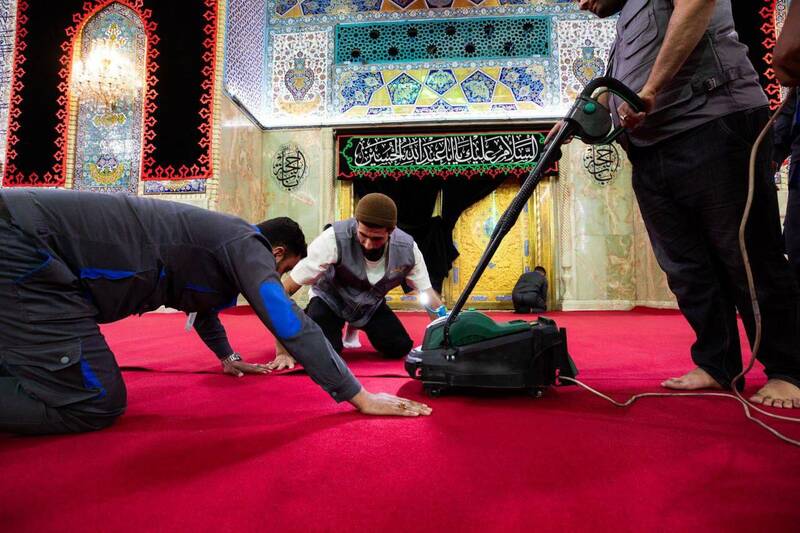 عکس / حرم مطهر امام حسین (ع) قرمز پوش شد 10