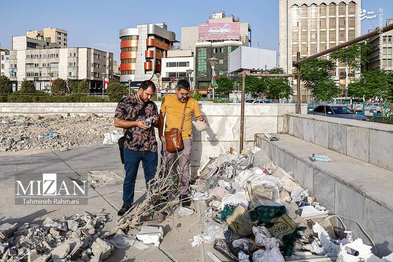 عکس / گلباران آمبولانس هدفقرارگرفته شده در میدان هفتتیر 4