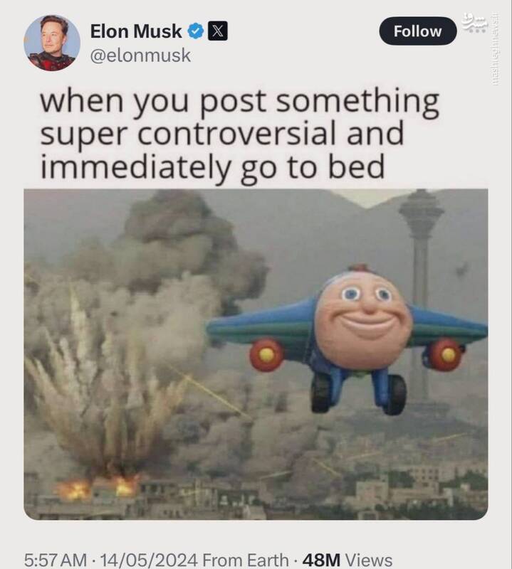 یک پیش بینی یا اجرای برنامه‌ای مشخص؟!/ شباهت توئیت پارسال ایلان ماسک و تهران امروز