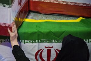 ‌مراسم وداع با پیکر سرلشکر شهید «مهدی‌ ربانی» در اصفهان