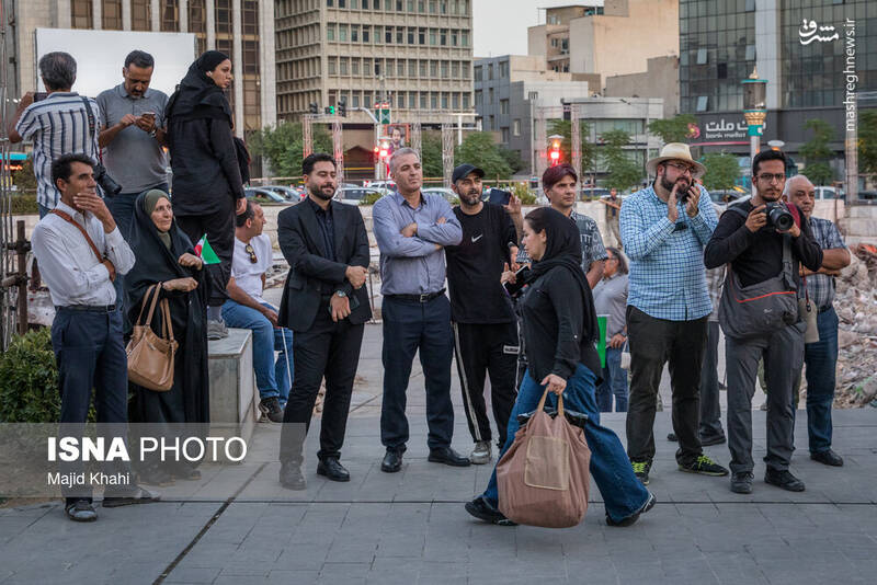 عکس / اجرای موسیقی آذری در میدان هفت تیر تهران 6