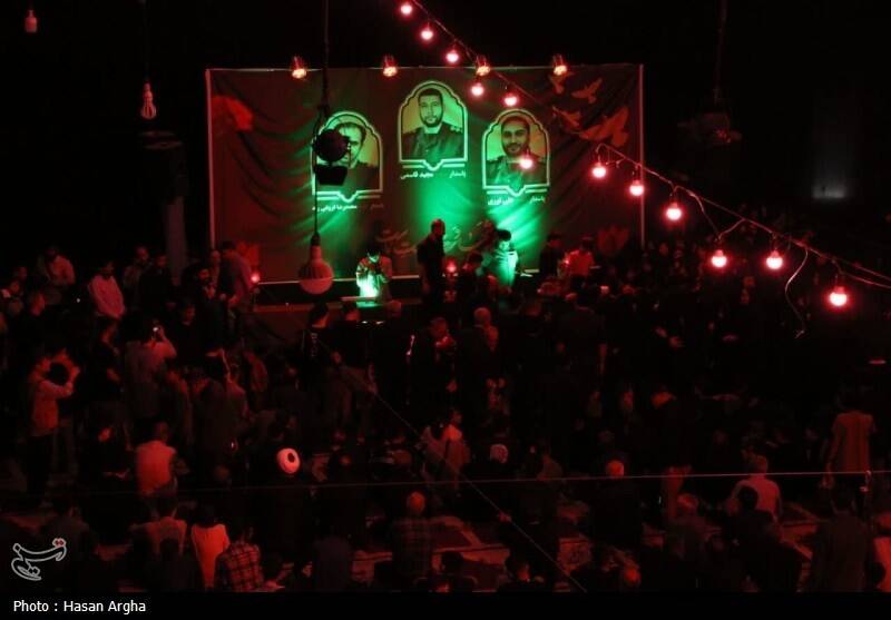 وداع باشکوه زنجانیها با پیکر ۳ پاسدار شهید +عکس