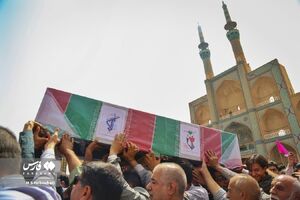 عکس| تشییع شهدای حمله رژیم صهیونی به یزد