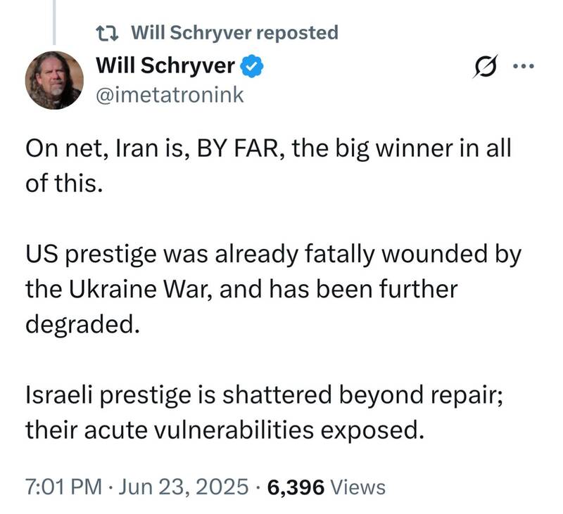 ایران با اختلاف زیادی برنده بزرگ همه این ماجراست