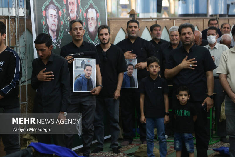 تشییع پیکر مطهر شهدای حملات رژیم صهیونیستی در کرمان