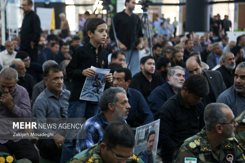 تشییع پیکر مطهر شهدای حملات رژیم صهیونیستی در کرمان