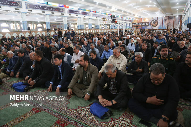 تشییع پیکر مطهر شهدای حملات رژیم صهیونیستی در کرمان