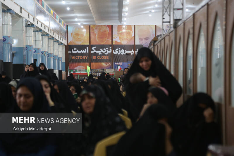 تشییع پیکر مطهر شهدای حملات رژیم صهیونیستی در کرمان