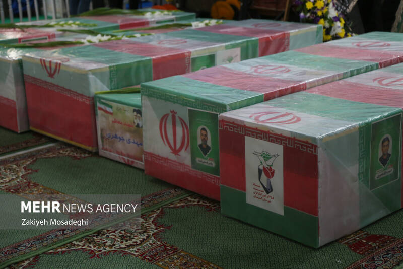 تشییع پیکر مطهر شهدای حملات رژیم صهیونیستی در کرمان