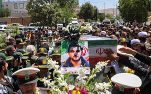 تشییع پیکر شهید "محمدرضا نوروزی مهماندوست"