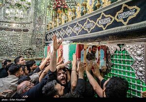 عکس/ تشییع شهدای حمله تروریستی رژیم صهیونیستی در ری