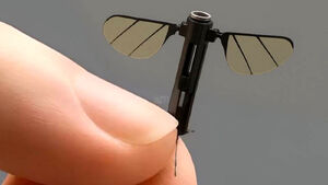 رونمایی پهپاد جاسوسی ۰.۶ سانتی‌متری +فیلم