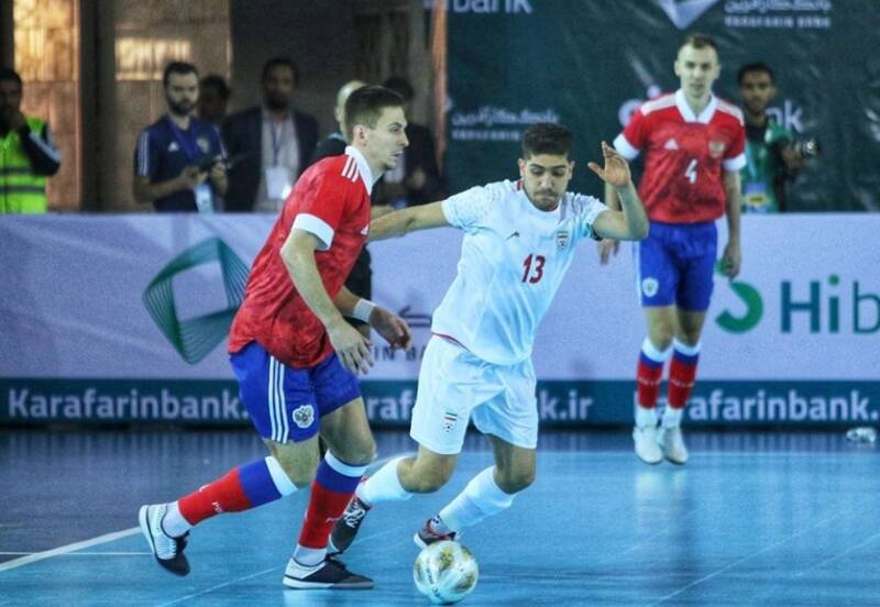 روسيه،ملي،فوتسال،ايران،دوستانه