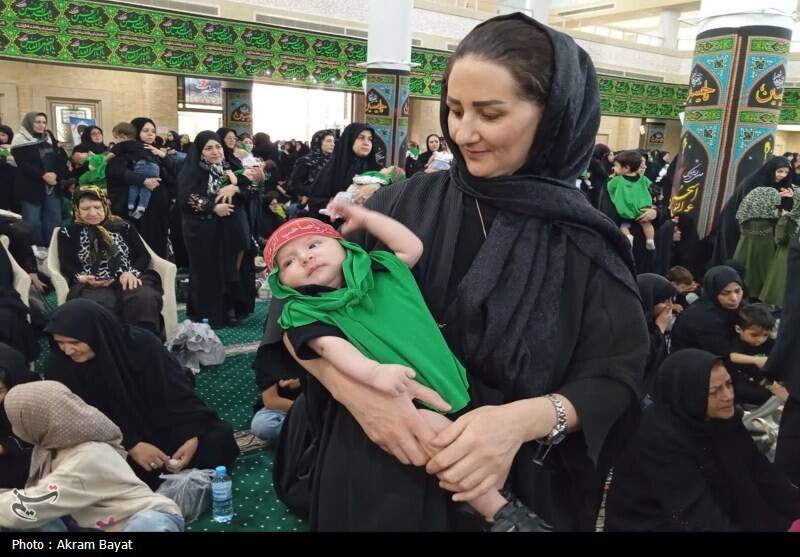 همایش بزرگ شیرخوارگان حسینی در زنجان +عکس