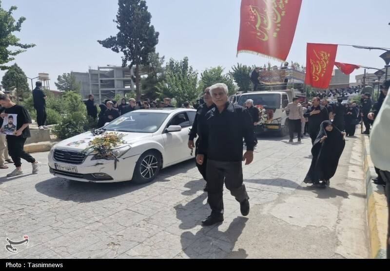 تشییع باشکوه سه شهید مدافع وطن بر دستان هزاران اسلامشهری +عکس