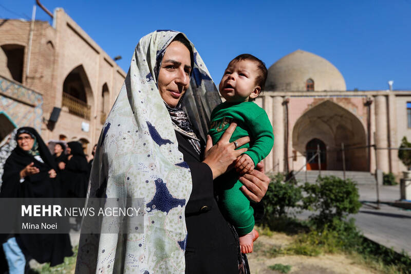 مراسم «شیرخوارگان حسینی» در تبریز